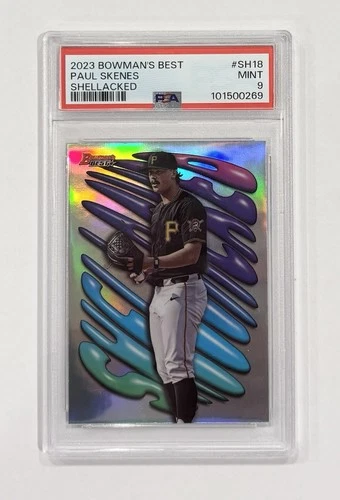 Paul Skenes 2023 Bowman's Best Shellacked #SH-18 PSA 9 Mint Pittsburgh Pirates