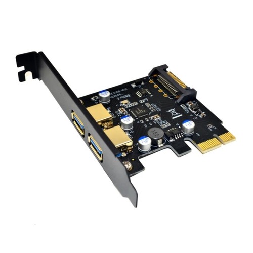 PCIE USB Card PCIE to USB 3.0 2 Port Expansion Card PCIE Expansion Card for PC - Afbeelding 4 van 8