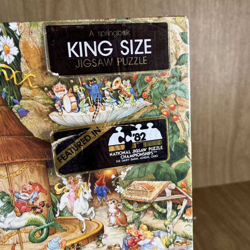 Vtg Springbok At the Wee Folks Fair 1000 Pc King Size Jigsaw Puzzle New Sealed - Image 2 of 4