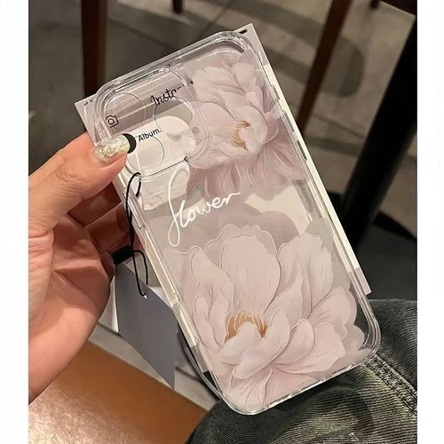 For Apple iPhone 17 Air 17 Pro Max 16 15 14 13 12 11 XR Phone Case White Flower - Picture 4 of 6
