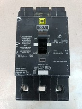 Circuit Breaker Square D EDB34030 30 Amp 3 Pole 480Y/277V SEE PICS