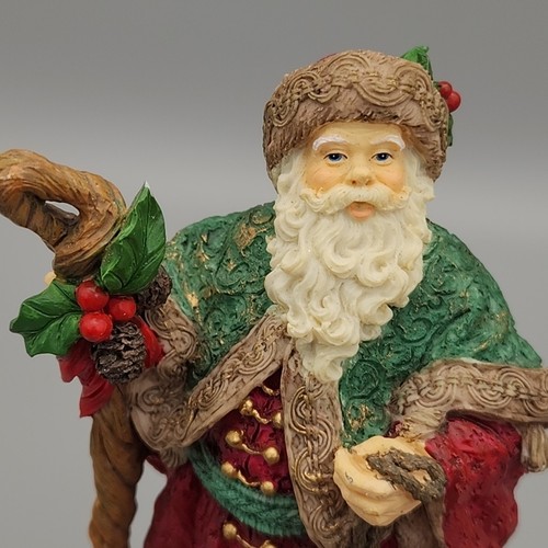 San Francisco Music Box Co Father Christmas Santa Claus Rotating Musical Figure - Picture 5 of 6