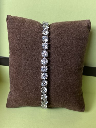 JTV Bella Lucé Sterlingsilber simulierter Diamant Tennisarmband Größe 7,5 Zoll - Bild 6 von 23