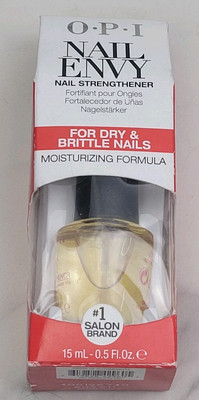 OPI Nail Envy Strengthener For Dry & Brittle Nails Moisturizing Formula 0.5fl oz