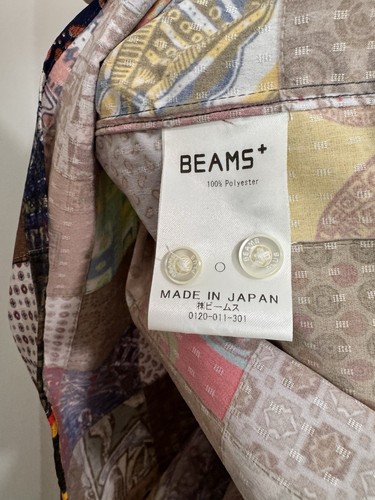 Beams Japan Patch Work Smock Shirt Size Small New With Tags - Picture 7 of 10