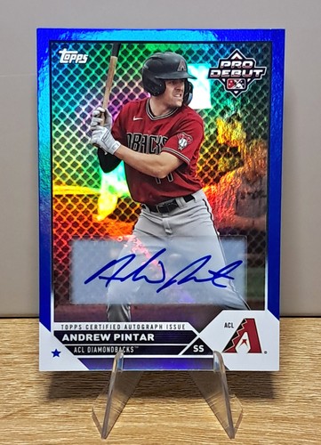 Andrew Pintar 2023 Topps Pro Debut Blue Foil Auto /150 Diamondbacks #PD-75