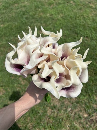 20PCS Artificial Fake Calla Lily Flowers Real Touch Calla Lily - Picture 2 of 5