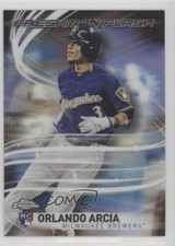 2017 Topps Chrome Freshman Flash Orlando Arcia #6 Rookie RC 1md