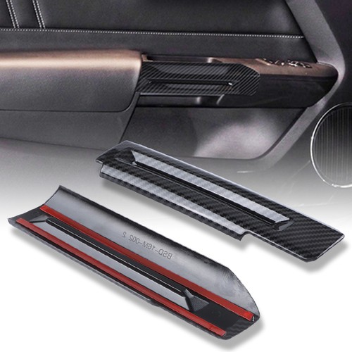 Bisel interior de la manija del reposabrazos de la puerta para Ford Mustang 2015-2020 2016 2017 - Imagen 3 de 12