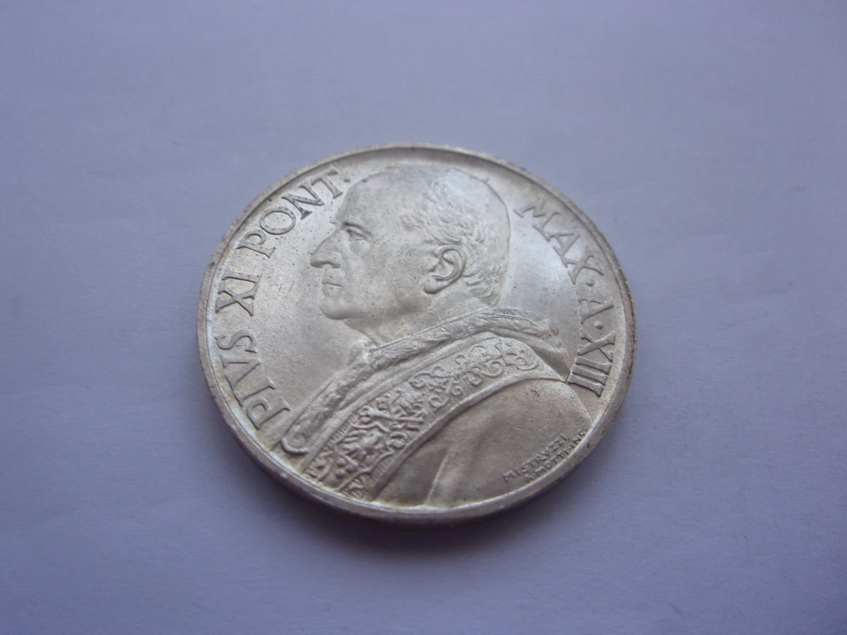 Uncertified Silver 1934 Year Italian, Sammarinese & Vatican Coins