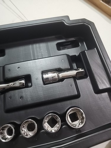 Husky 13 Piece Ratchet Socket Set MM SAE 15 16 17 18 19 W Tray 9/16 5/8 7/8 - Picture 8 of 8