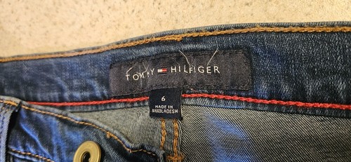 Tommy Hilfiger NWT Jean Shorts Size 6 Cuffed - Picture 9 of 11