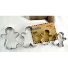  3 Stück 430 Edelstahl Ausstechformen Mädchen Form Design DIY Schokoladenformen