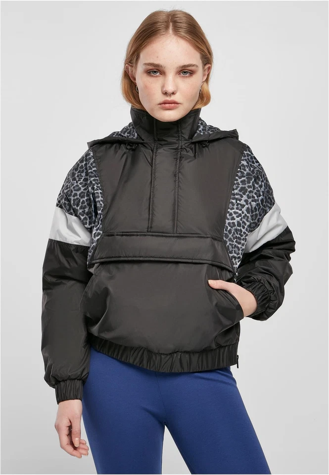 Ladies AOP Mixed Pull Over Jacket Überziehjacke Damen | Urban Classics | TB3063 - Bild 1 von 1