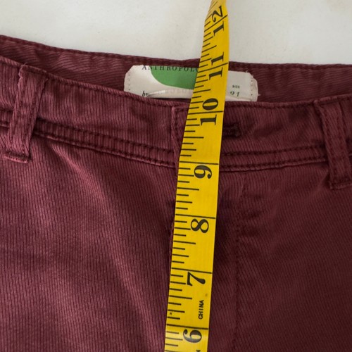 Anthropologie Knöchelhose Damen 31 weinrot Karriere Büro Komfort mittelhoher Bund - Bild 8 von 12