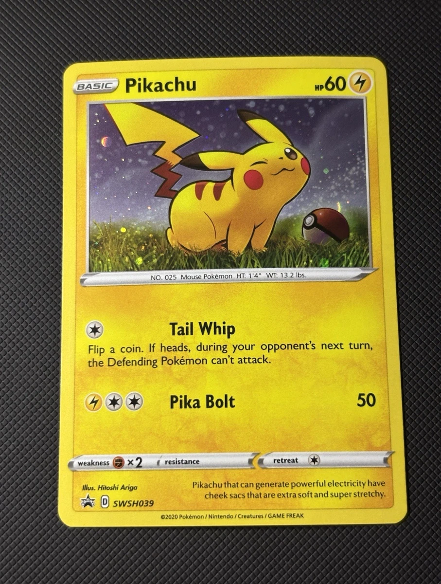 Pikachu SWSH039 SWSH: Sword & Shield Promo Cards for sale | eBay