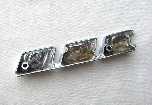 68-72 Pontiac Tempest LeMans NOS GM Factory "350" LH Black Emblem 69 70 71 - Picture 2 of 2