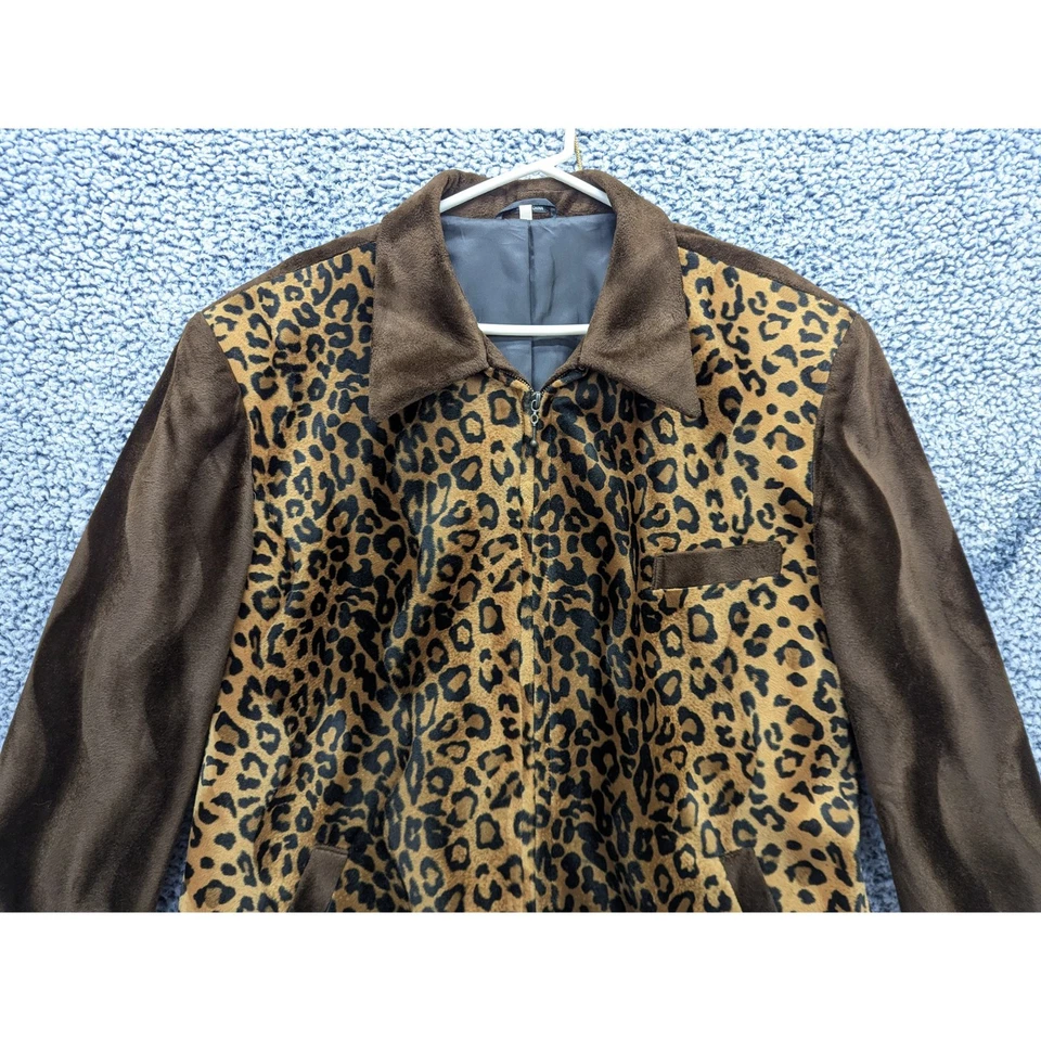 Pronti Collection By Phita Imitación Pelo Poni Chaqueta Para Hombres XL Dinero Antiguo Estampado Animal Foto 3 de 4