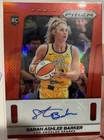 Sarah Ashlee Barker RC Panini 2025 Prizm WNBA Sparks Throwback Auto /99