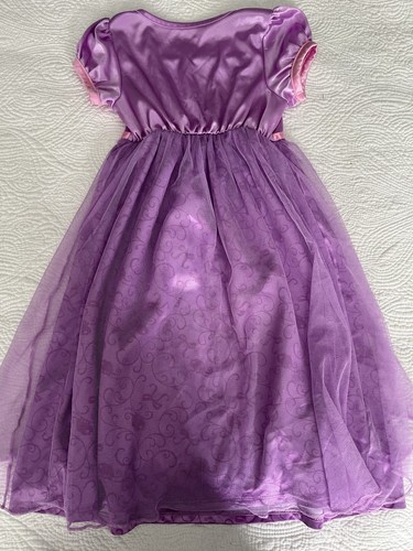 Disney Princess Lot 5 Pajamas Nightgowns Girls Sz 4 Raya Barbie Rapunzel Ariel - Picture 13 of 21