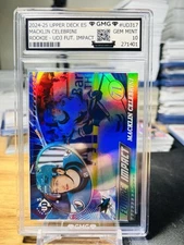 2024-25 Upper Deck ES Macklin Celebrini Rookie UD3 FI GMG Graded 10 Gem Mint 💎