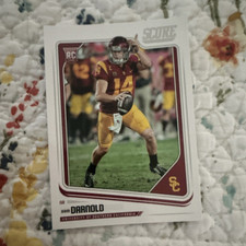 Panini 2018 Score Rookies Sam Darnold Rookie Base Card #349 USC Trojans NCAA. rookie card picture