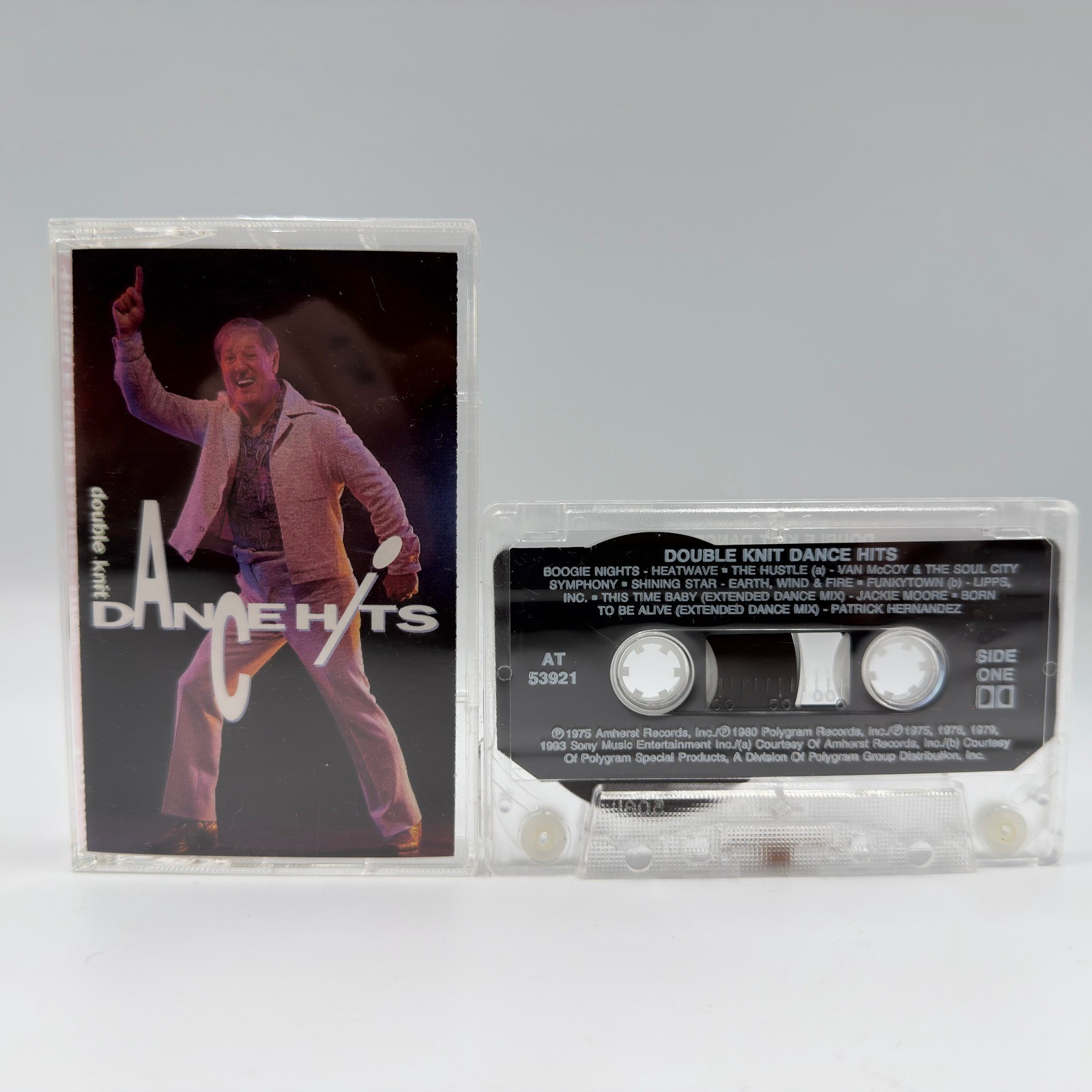Double Knit Dance Hits Cassette Tape 1993 Sony Music Heatwave Earth Wind Fire