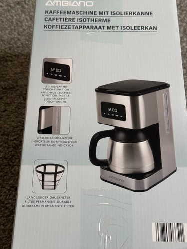 AMBIANO Kaffeemaschine mit Edelstahl-Isolierkanne 1 Liter mit 24-Stunden Timer - Bild 11 von 23