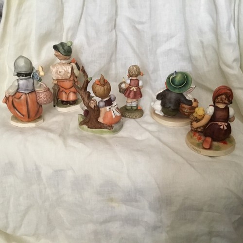 4 figuras mixtas Hummel Goebel Friedel Gales estatuas con Alemania Japón conjunto - Imagen 4 de 6