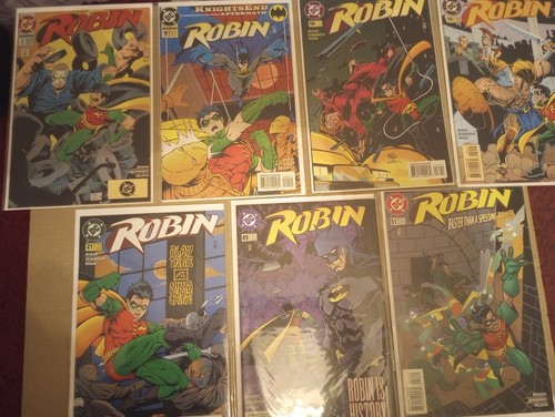 DC Comics Robin 8 Issue Lot 1993 Series #2 7 9 18 19 21 49 51 Batman Ninja - Picture 17 of 18