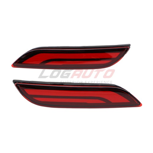 For Toyota Camry 2018+ LED Reflector Rear Bumper Tail Light Brake Turn Lamp Red - Picture 2 of 7