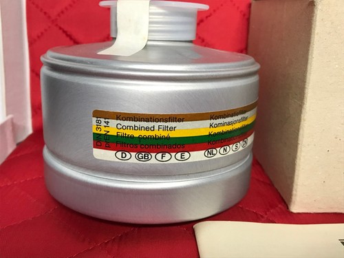 Dräger 620 ST ARDM-F001 A2B2E2K2Hg-P3 Gasmaskenfilter Bundeswehr Atemschutzmaske - Bild 3 von 9