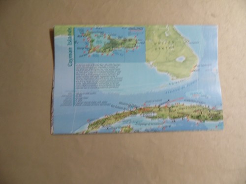 National Geographic Magazine Supplemental / Traveler's Map of the West indies - Picture 2 of 2