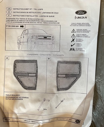 New RH Tail Light for 2012-2013 Ford F150 SVT Raptor pickup-Black Harley Fx4 - Bild 7 von 7