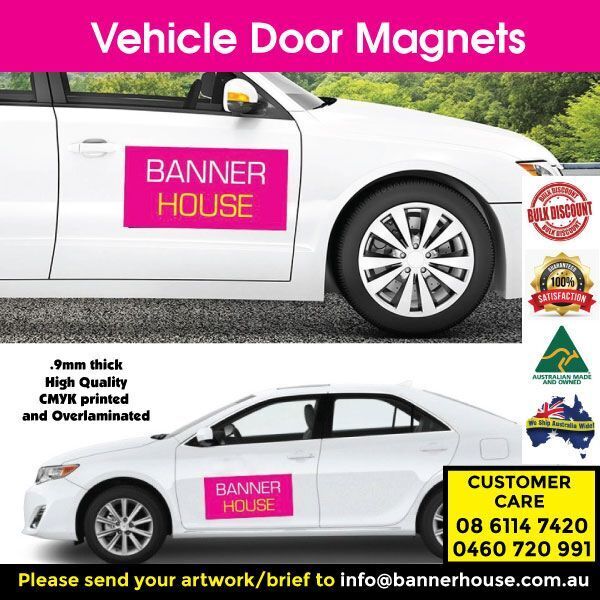 Advertising Car Door Magnet (custom designed)
