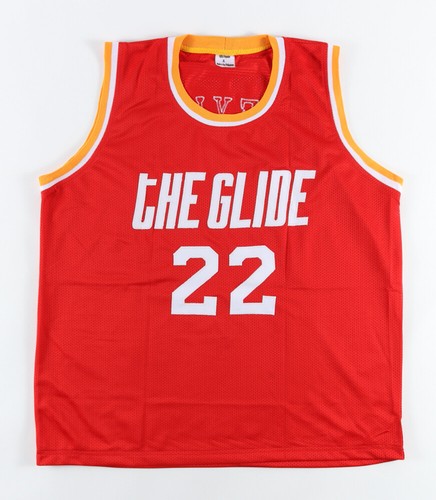 Clyde 'The Glide' Drexler Signed Custom Houston Rockets Jersey JSA WITNESS COA - Picture 2 of 3