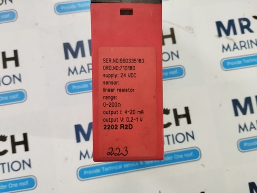 Pr Electronics 2202 R/I Transmitter 2202 R2d Supply: 24vdc Range: 0-200ω - Picture 3 of 7