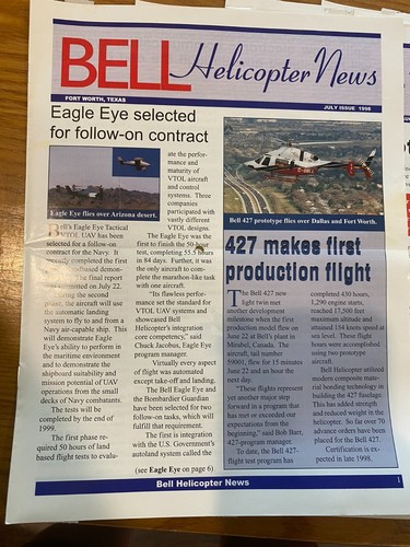 1998 Bell Helicopter News Employee Publications - Bild 11 von 17
