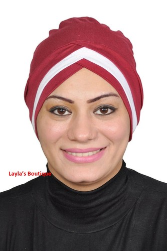 Women Turban Muslim Head Hijab Turban Wrap Cover Cancer Chemo Cap Hats - Picture 3 of 27