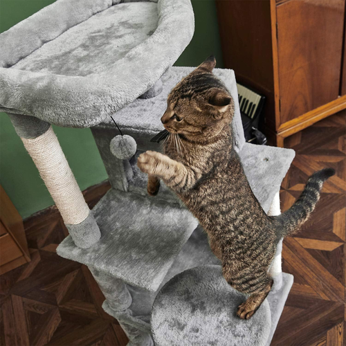 Cat Tree Tower Scratching Post Scratcher Condo House Bed Kitten Toys Furniture - Picture 7 of 10