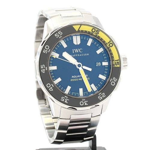 IWC Aquatimer Automatic 2000 IW356801 Black Dial Stainless Steel Men's Watch - Picture 7 of 7