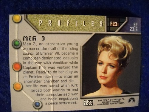 1997 Star Trek Original Series Inserts U-Pick-1 Profiles,Behind scenes,Character - Picture 41 of 207