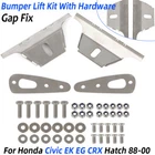 Bumper Lift Kit For 88-00 Honda Civic EK EG CRX Gap Fix With Hardware Rear Hatch