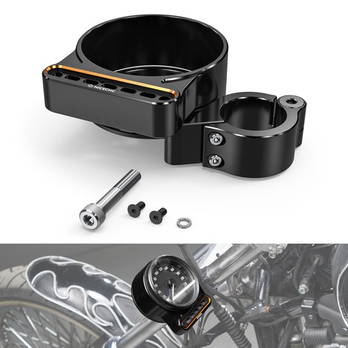 Seite Geschwindigkeitsmesser Mount Relocation Für Harley Iron 883 XL883N 2009-14 - Picture 1 of 14