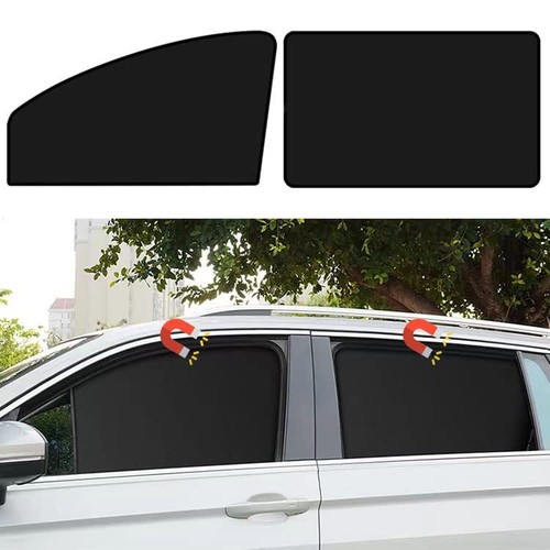 Car Side Window Sun Shades, 4 PCS Window Sunshades Privacy Front&Back 4pcs - Picture 4 of 7