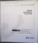 New ListingHp 5334A Service manual Original with Schematics for serial prefix 2426A