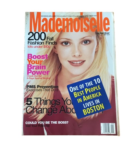 MADEMOISELLE Magazine, SEPTEMBER 1977, LENA KANSBOD Cover