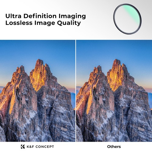 K&F Concept 37-112mm MC UV Protection Lens Filter NANO-X Multi Coated Ultra-Slim - Picture 96 of 217