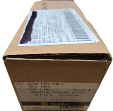 Square D 9012 GNG-5 Industrial Pressure Switch NEW