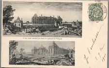 *71393 postcard 77 Montceaux - view of the Royal Castle